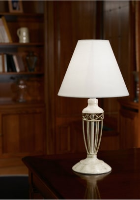Настольная лампа с абажуром - Фото №8